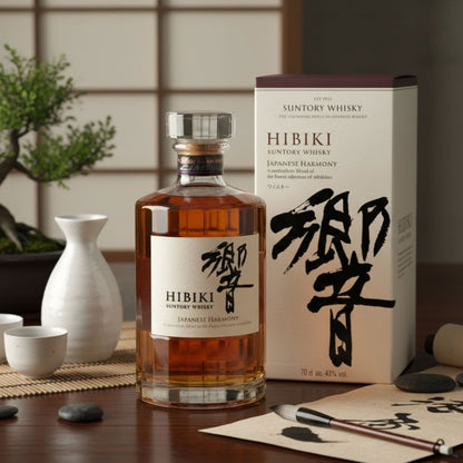 Hibiki Japanese Harmony encapsulates the harmony that exists between Japanese nature and people.