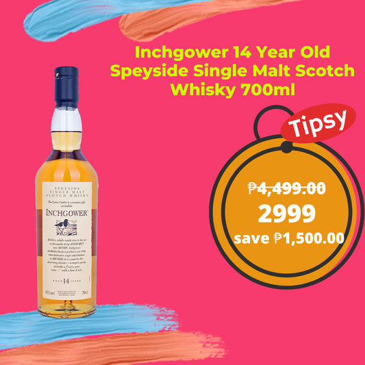 Inchgower 14 Year Old Speyside Single Malt Scotch Whisky 700ml
Price PH