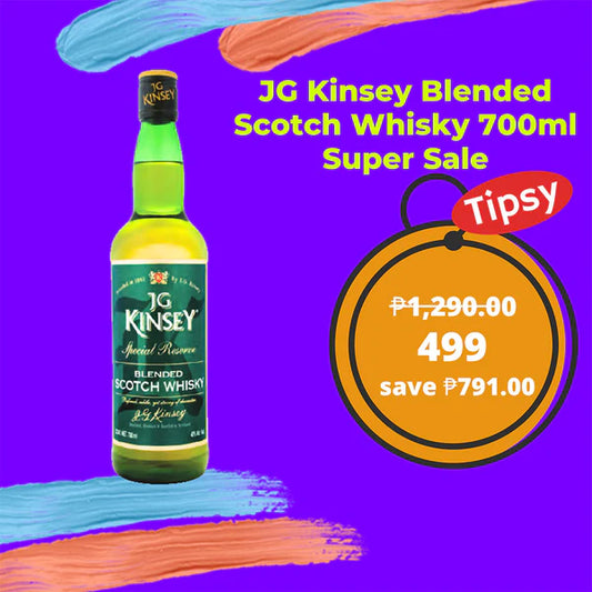 Buy JG Kinsey Blended Scotch Whisky 700ml at a Very Affordable Price in the Philippines