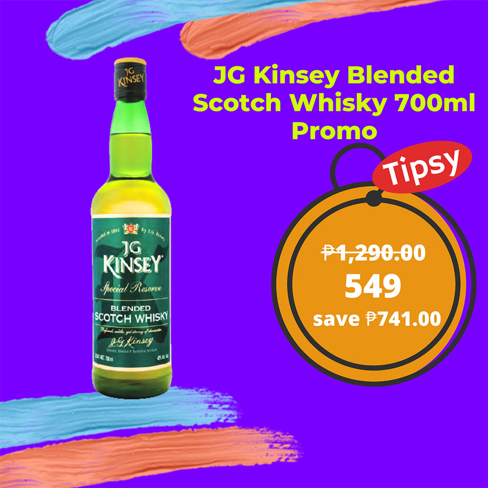 JG Kinsey Blended Scotch Whisky 700ml Promo