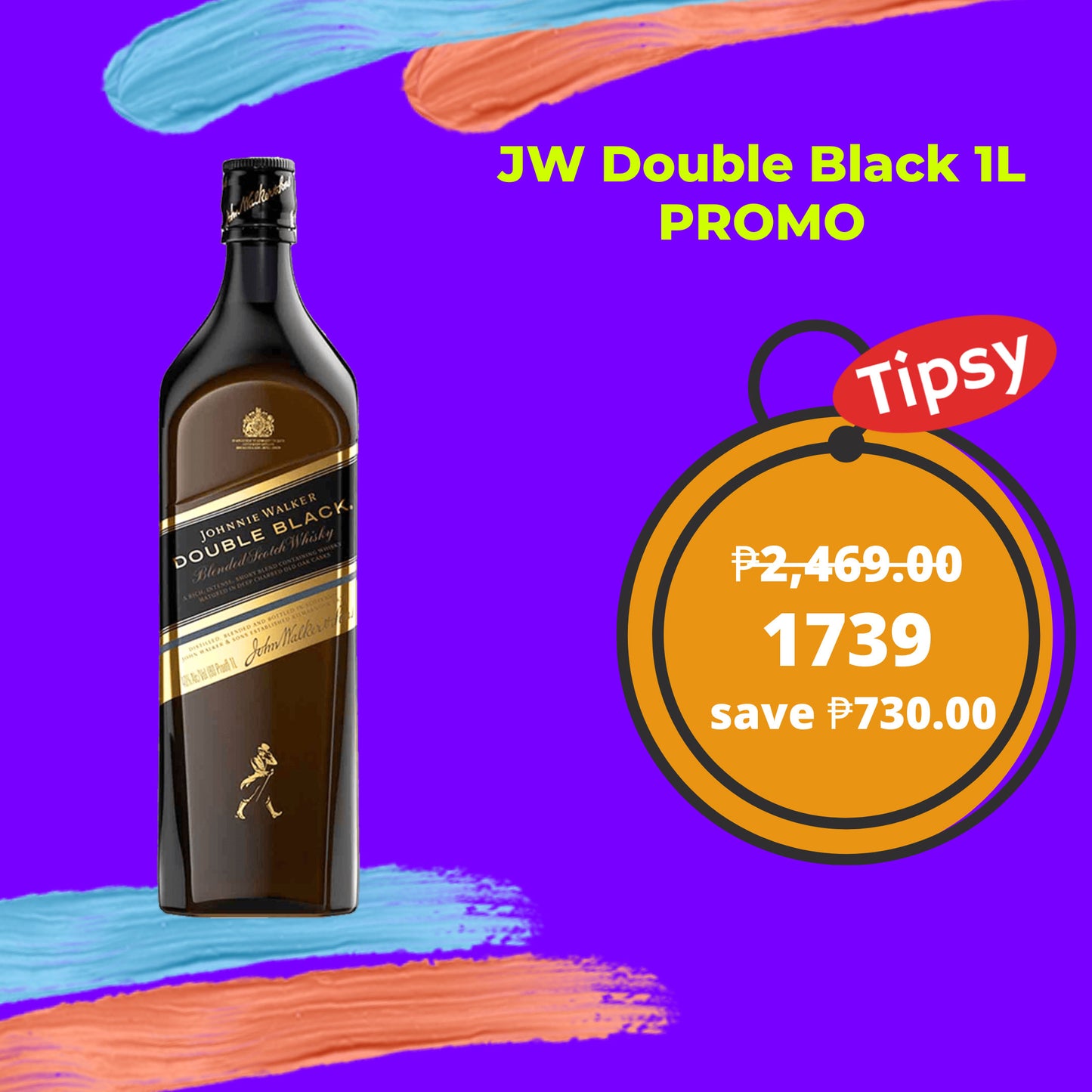 Johnnie Walker Double Black Blended Scotch Whisky 1L Price Philippines