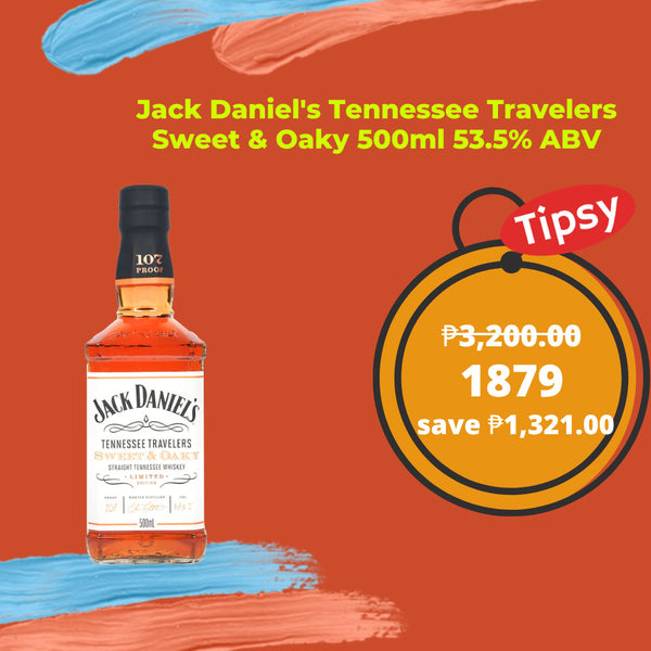 Jack Daniel's Tennessee Travelers Sweet & Oaky 500ml 53.5% ABV Price Philippines