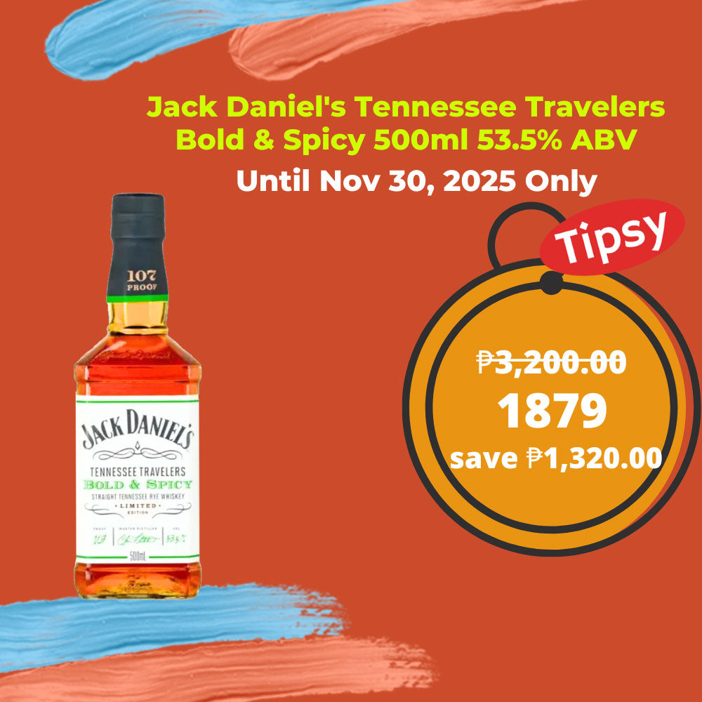 Jack Daniel's Tennessee Travelers Bold & Spicy 500ml 53.5% ABV Price Philippines