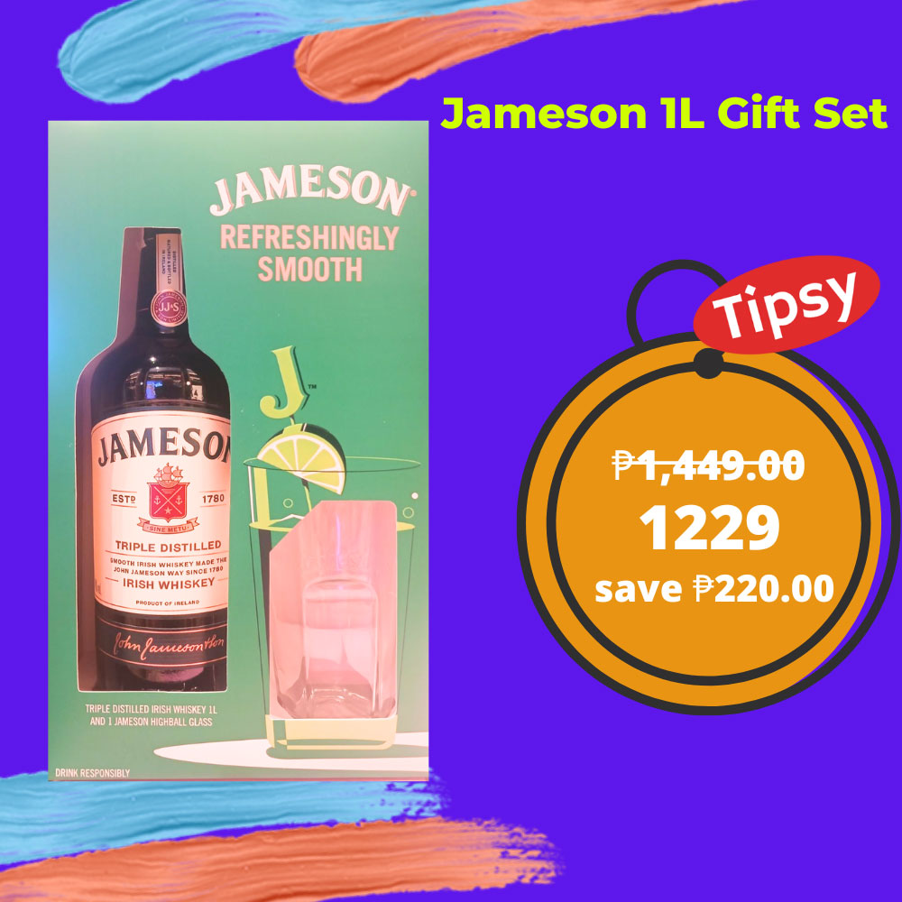 Jameson Irish Whiskey 1L Glass Pack Price Philippines