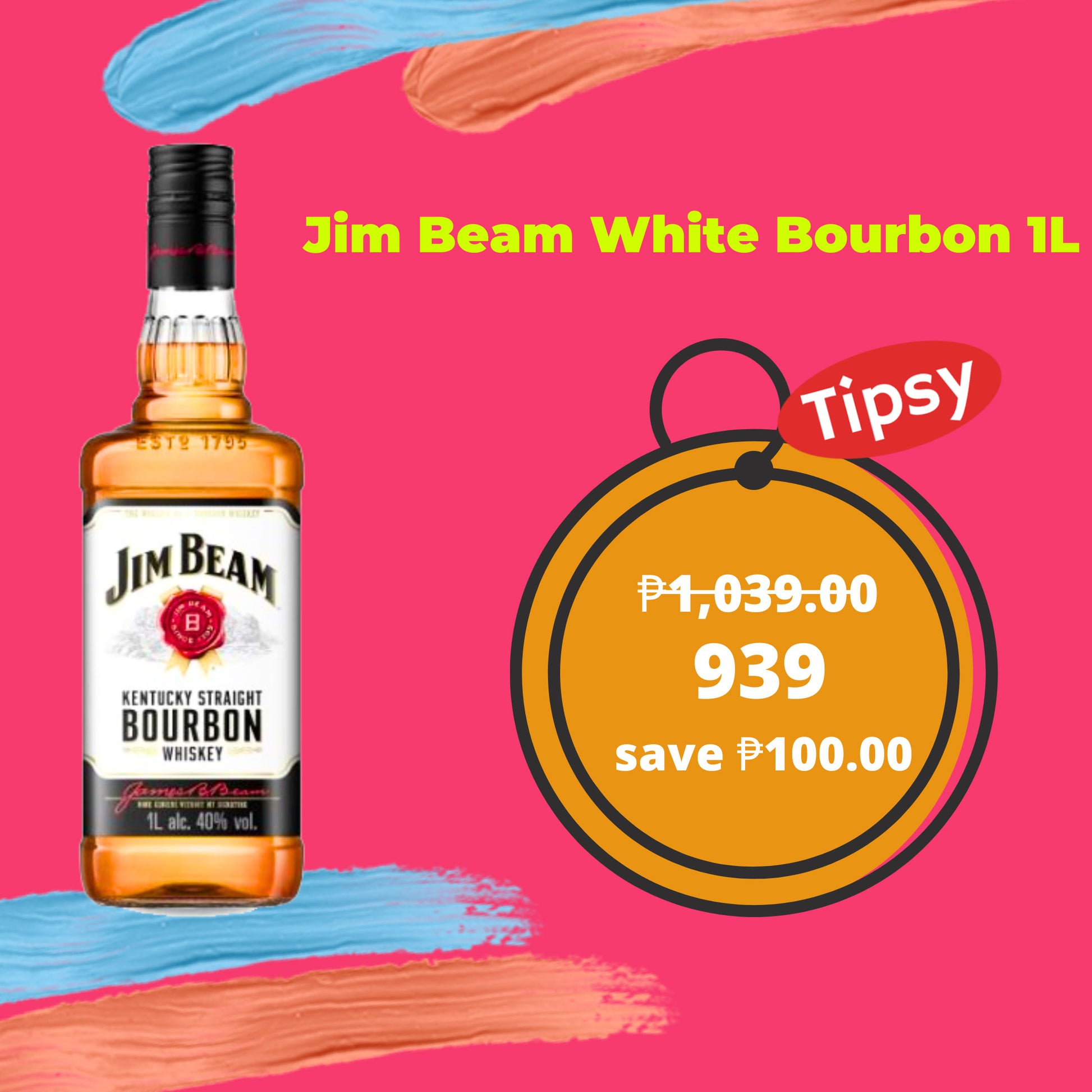 Jim Beam White Bourbon 1L Price Philippines