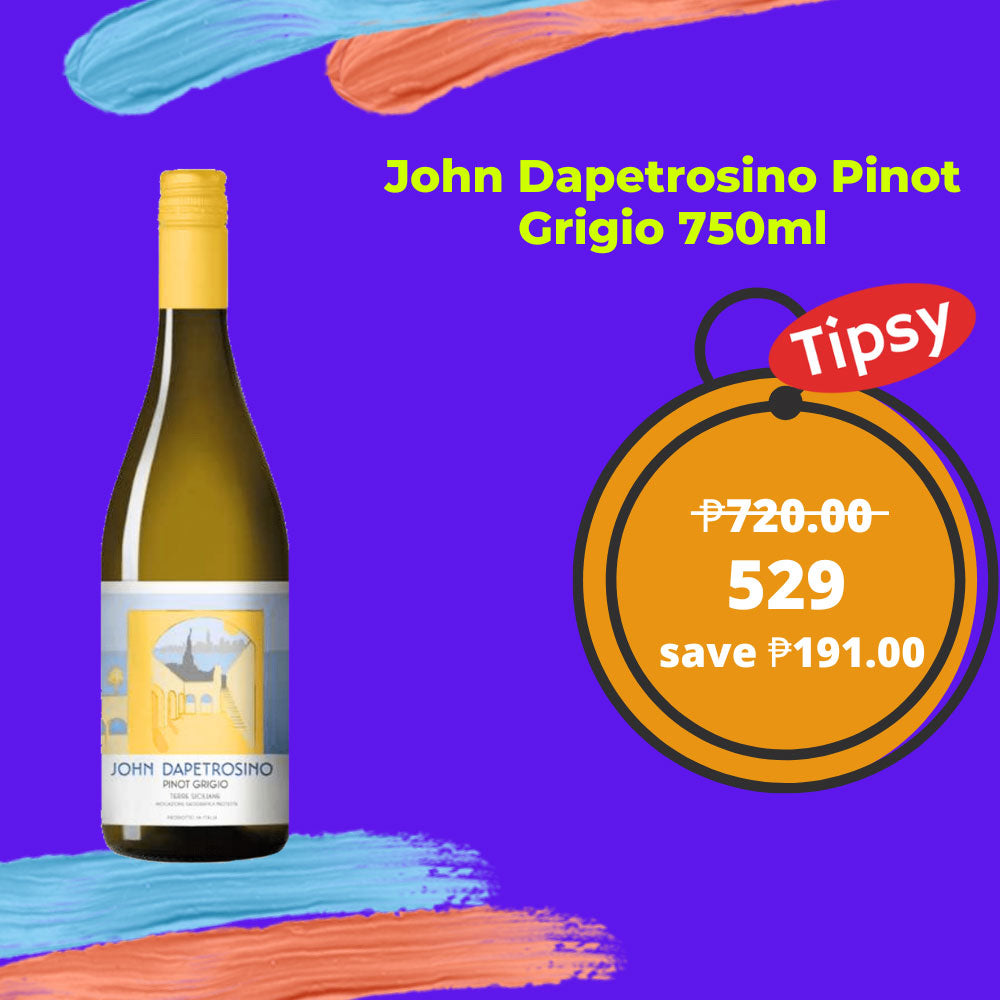 Buy John Dapetrosino Pinot Grigio 750ml Wine at a Very Affordable Price in the Philippines