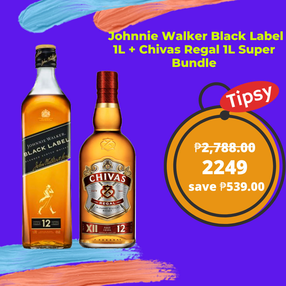 Johnnie Walker Black Label 1L + Chivas Regal 1L Price Philippines