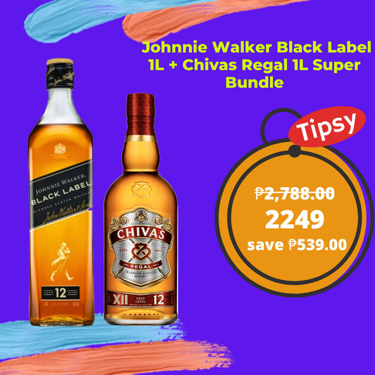 Johnnie Walker Black Label 1L + Chivas Regal 1L Price Philippines