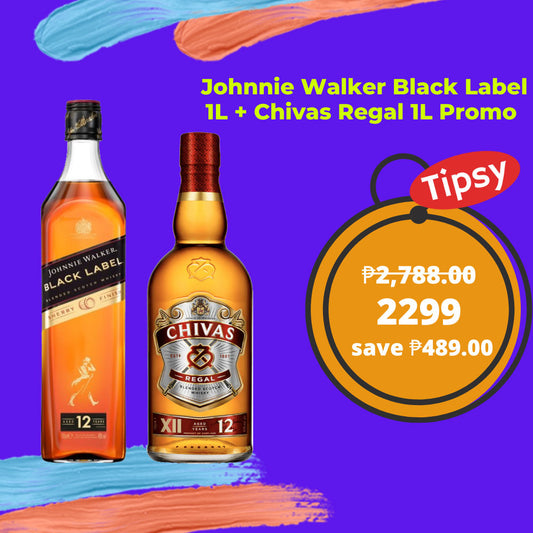 Johnnie Walker Black Label 1L + Chivas Regal 1L Price Philippines