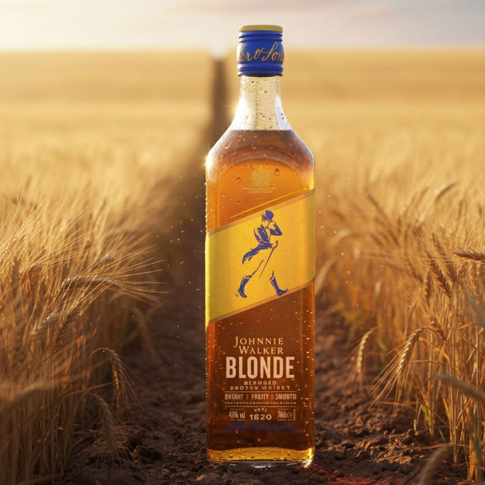 Johnnie Walker Blonde is a masterfully crafted blended Scotch whisky that exudes elegance and sophistication.