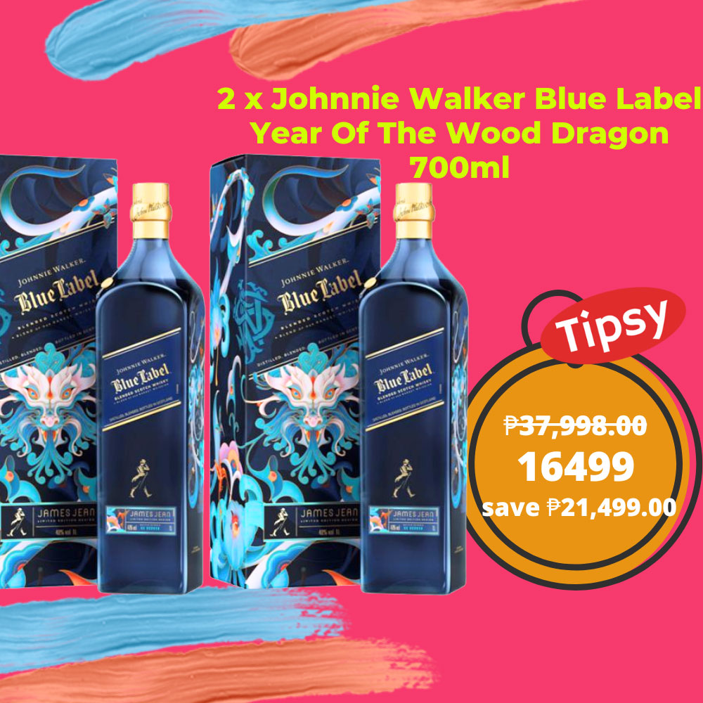 2 x Johnnie Walker Blue Label Year Of The Wood Dragon 700ml