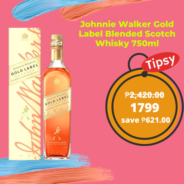 Johnnie Walker Gold Label Blended Scotch Whisky 750ml Price Philippines