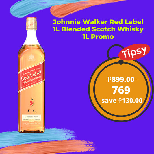 Buy Johnnie Walker Red Label 1L Blended Scotch Whisky at a Very Affordable Price in the Philippines