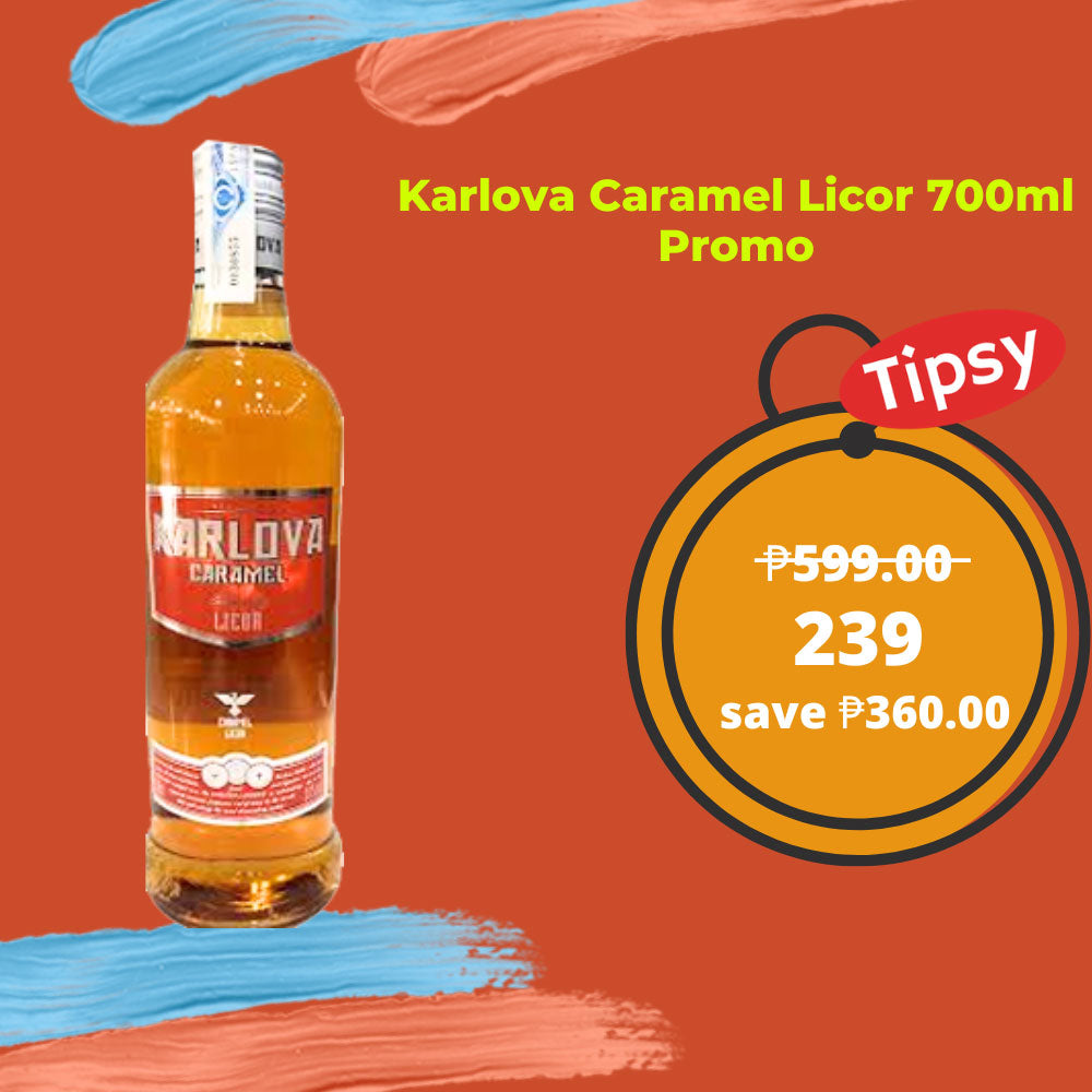 Karlova Caramel Licor 700ml (20% ABV) Price Philippines