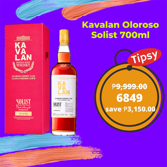 Buy Kavalan Oloroso Solist 700ml Single Malt Whisky at a Very Affordable Price in the Philippines
