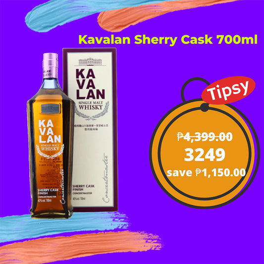 Buy Kavalan Sherry Cask 700ml Single Malt Whisky at a Very Affordable Price in the Philippines