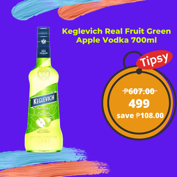 Keglevich Real Fruit Green Apple Vodka 700ml Price Philippines