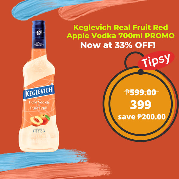 Keglevich Real Fruit Red Apple Vodka 700ml PROMO Price Philippines