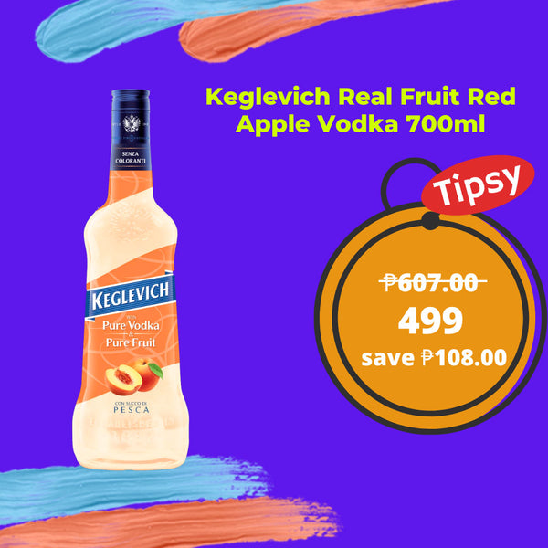 Keglevich Real Fruit Red Apple Vodka 700ml PROMO Price Philippines