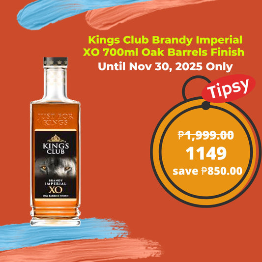 Kings Club Brandy Imperial XO 700ml Oak Barrels Finish Price Ph
