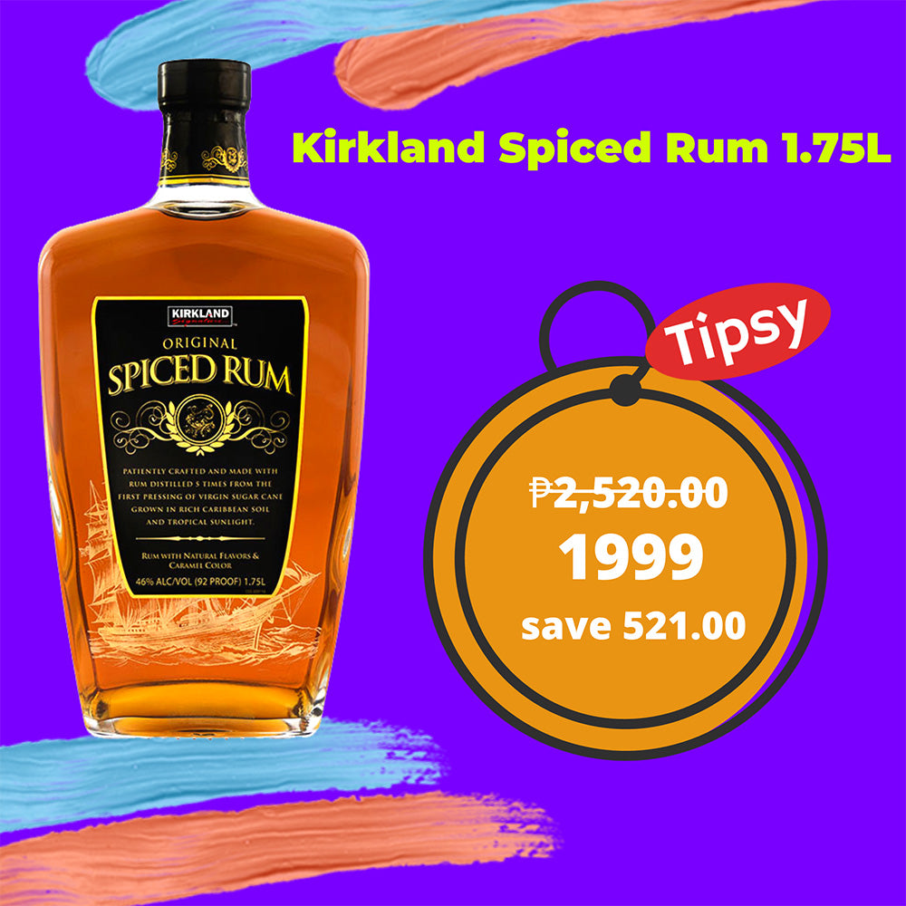 View Kirkland Original Spiced Rum 1.75L price PH, reviews, country of origin, flavors, sizes and
