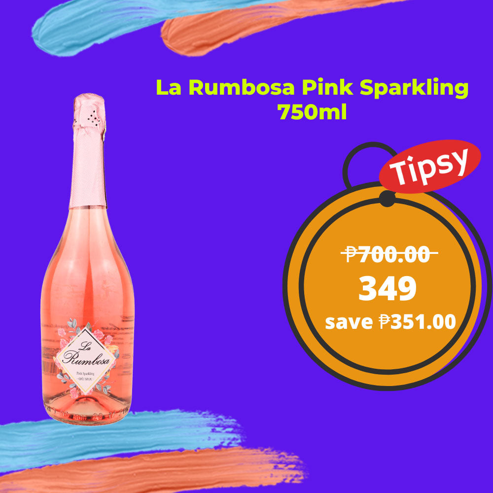 Buy La Rumbosa Pink Sparkling 750ml Wine at a Very Affordable Price in the Philippines