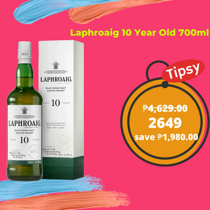 Buy Laphroaig 10 Year Old 700ml Single Malt Whisky at a Very Affordable Price in the Philippines