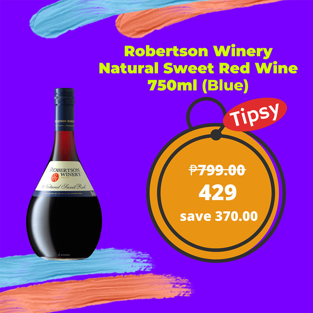 Robertson Winery Natural Sweet Red Wine 750ml (Blue) Price Philippines