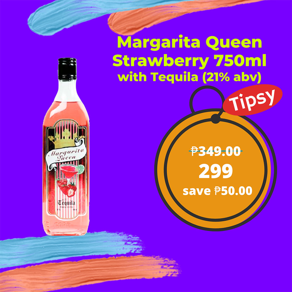 Buy Margarita Queen Strawberry 750ml with Tequila (21% abv) at a Very Affordable Price in the Philippines