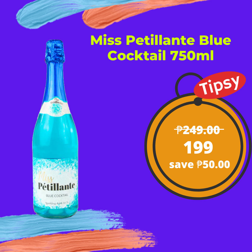 Buy Miss Petillante Blue Cocktail Wine 750ml at a Very Affordable Price in the Philippines