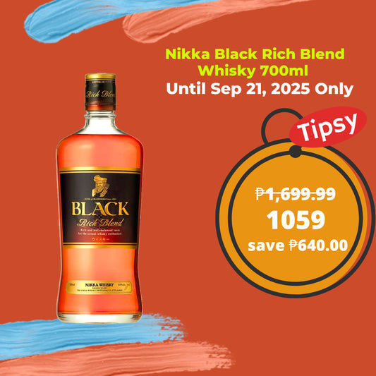 Nikka Black Rich Blend Blended Japanese Whisky (40% ABV) Price Philippines
