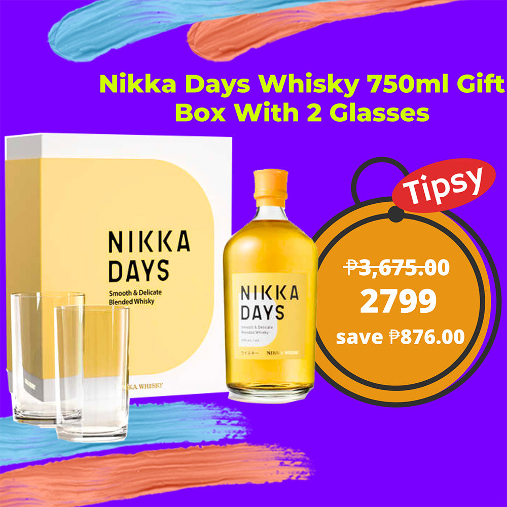 Nikka Days Whisky 750ml Gift Box With 2 Glasses