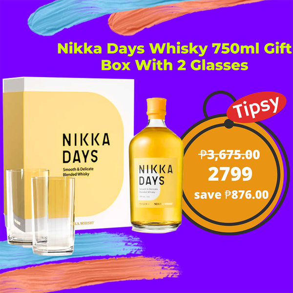 Nikka Days Gift Box With 2 Glasses Whisky 750ml