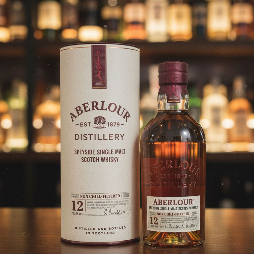 Non Chill-Filtered is an interesting variant on Aberlour's usual 12 year old whisky, not only changing the proportions of different whiskies that are used to make the expression, but also leaving it un-chillfiltered.