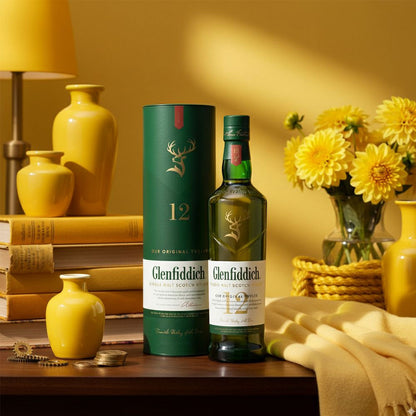 One of the world's best-selling malts, Glenfiddich 12yo's famous triangular bottle is a fixture in practically every bar on the globe.