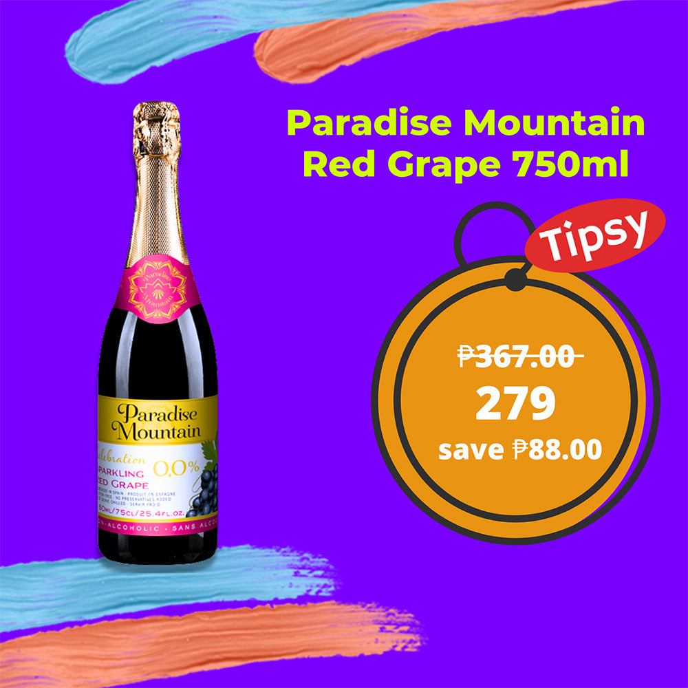 Paradise Mountain Red Grape Sparkling Juice 750ml (Non Alcoholic)