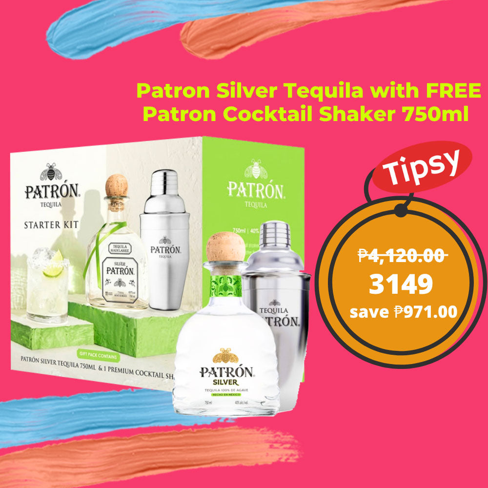 Patron Silver Tequila with FREE Patron Cocktail Shaker 750ml Price Philippines