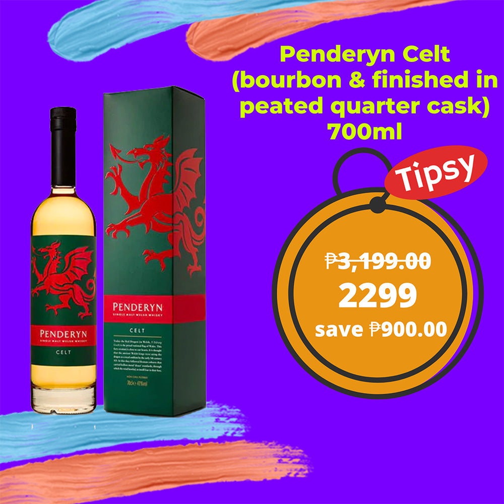 Penderyn Celt (bourbon & finished in peated quarter cask) 700ml
