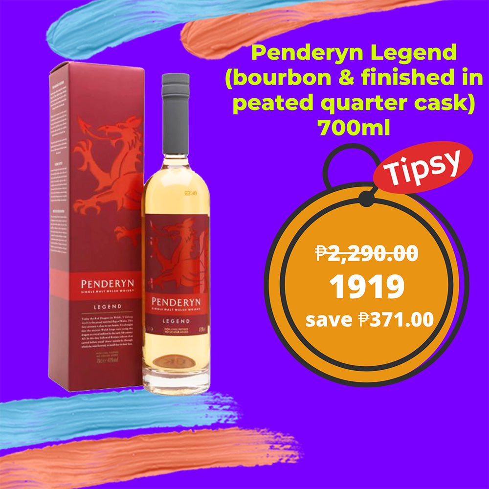 Penderyn Legend (bourbon & finished in peated quarter cask) 700ml