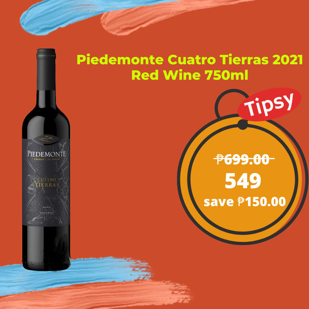 Piedemonte Cuatro Tierras 2021 Red Wine 750ml Price Philippines