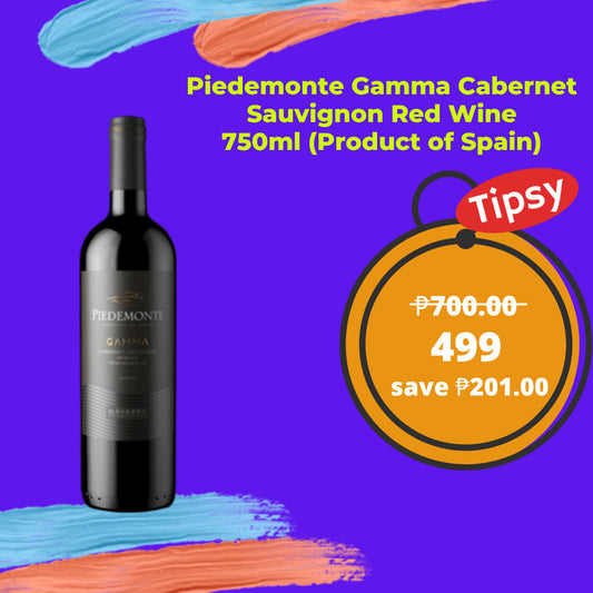 Piedemonte Gamma Cabernet Sauvignon Red Wine 750ml Price PH