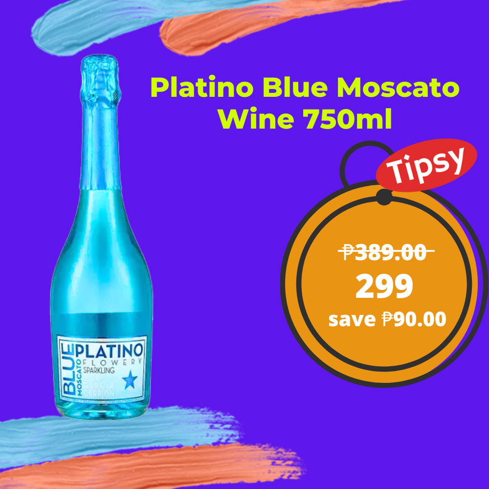 Platino Blue Moscato Wine 750ml
