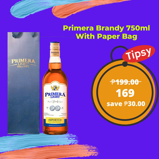Primera Brandy 750ml With Paper Bag