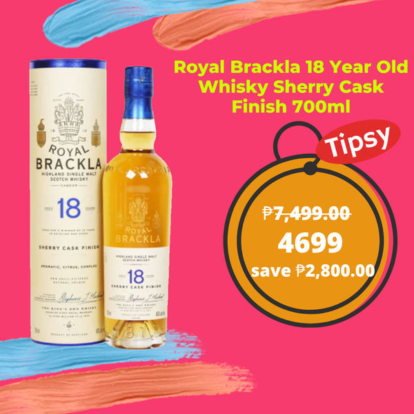 Royal Brackla 18 Year Old Sherry Cask Finish Single Malt Whisky 700ml Price Philippines