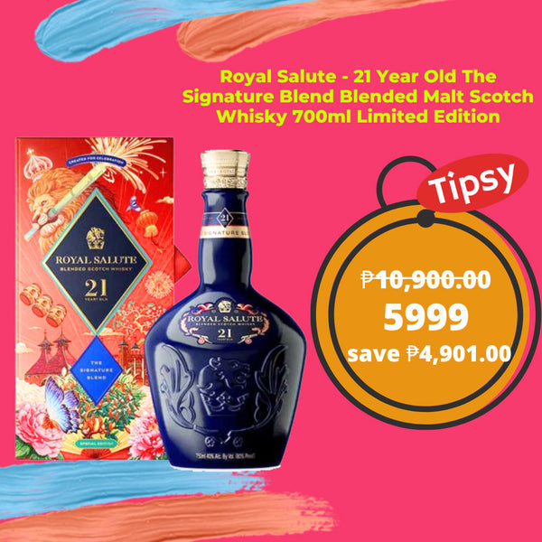 Buy Royal Salute - 21 Year Old The Signature Blend Blended Malt Scotch Whisky 700ml Limited Edition at a Very Affordable Price in the Philippines