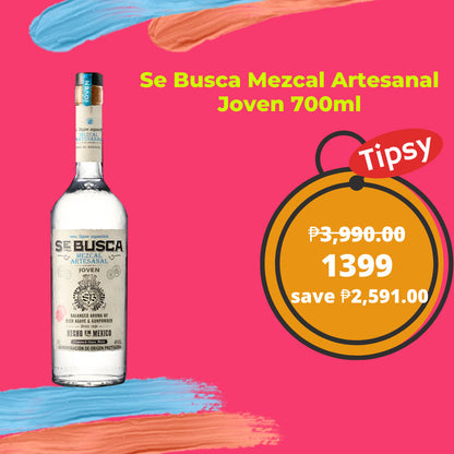 Se Busca Mezcal Artesanal Joven 700ml Price Philippines