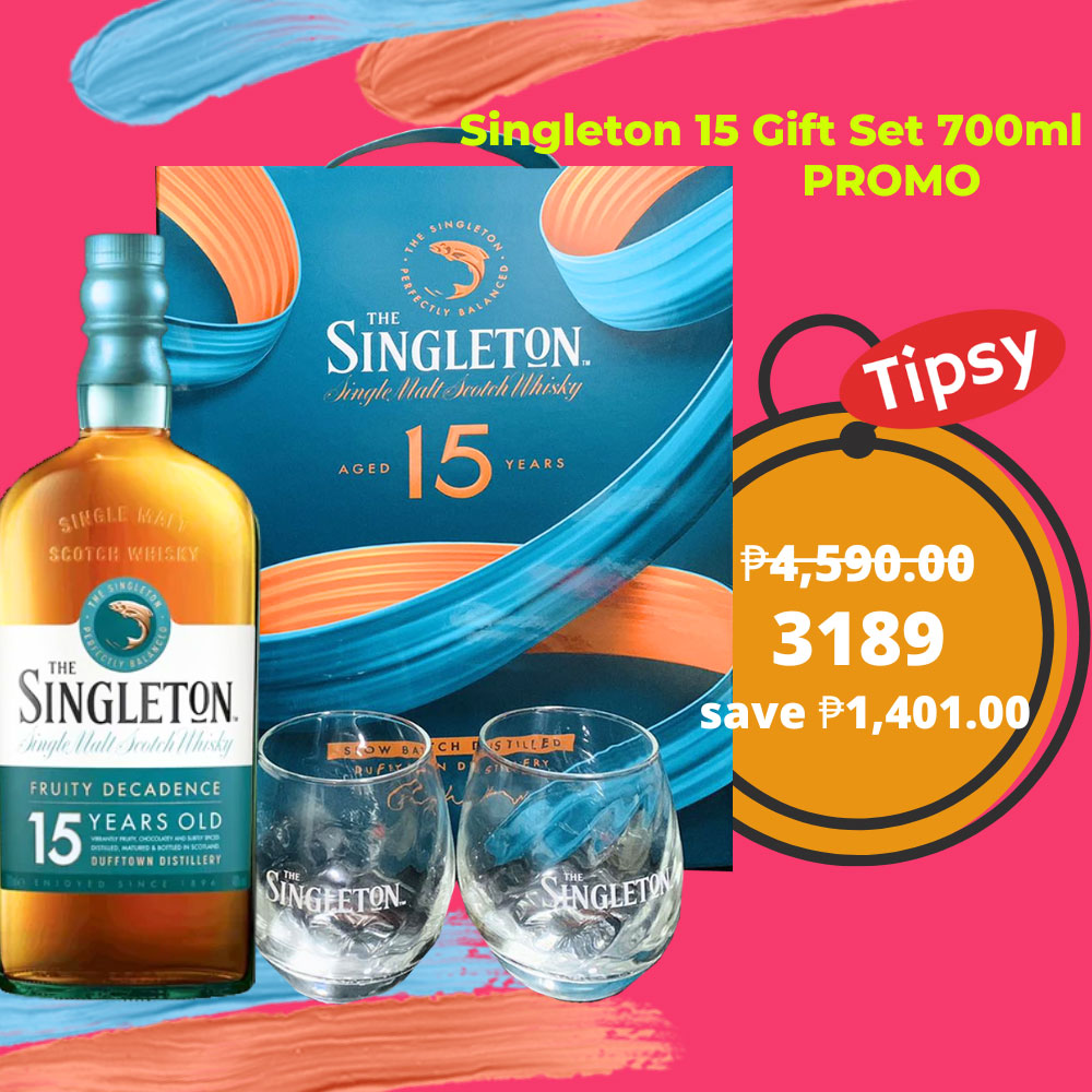 Singleton of Dufftown 15yo 700ml with FREE 2x Singleton Rock Glass Single Malt Price Philippines