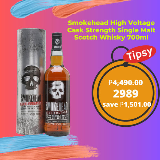 Smokehead High Voltage Cask Strength Single Malt Scotch Whisky 700ml Price Philippines