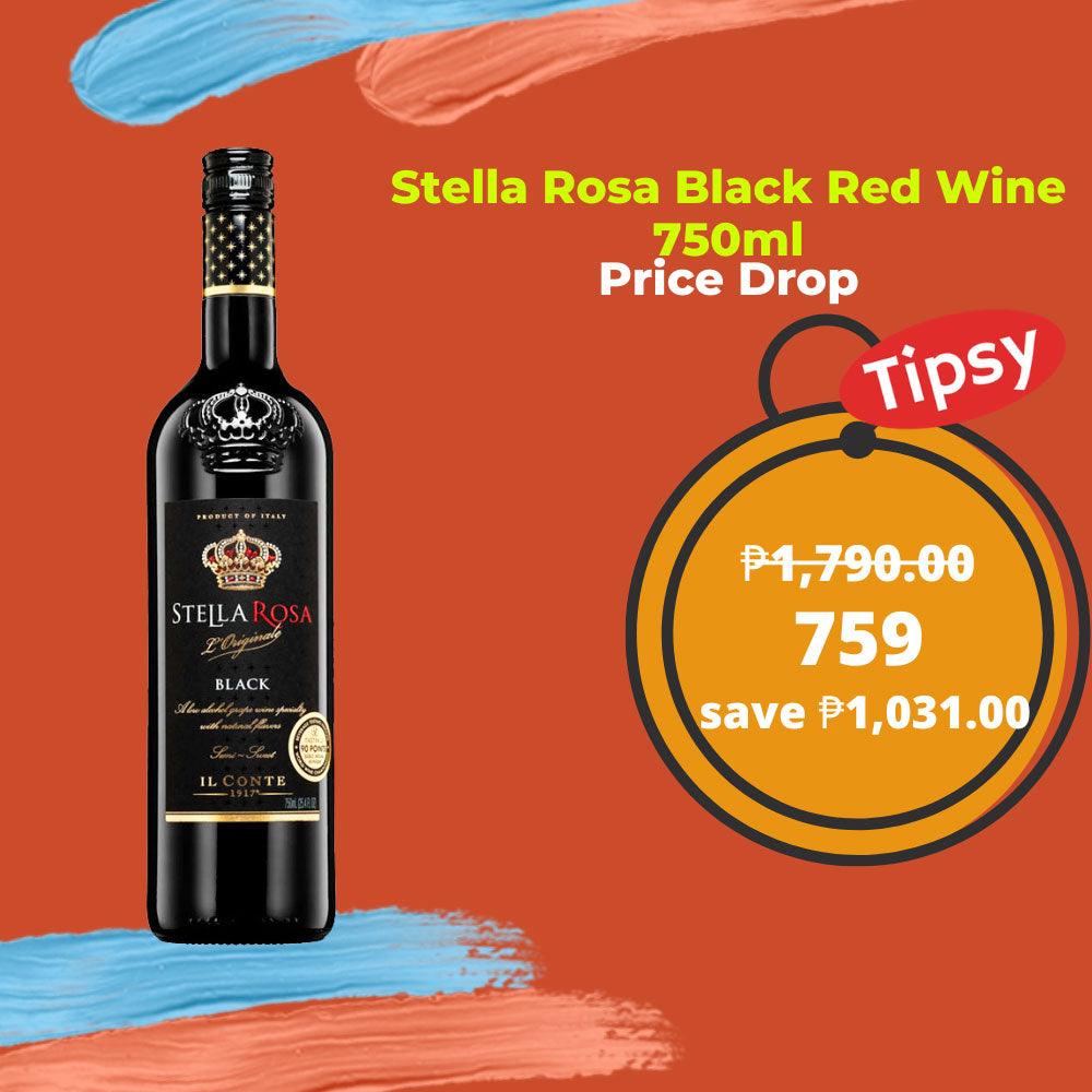 Stella Rosa Black Red Wine 750ml 5% ABV Price Philippines