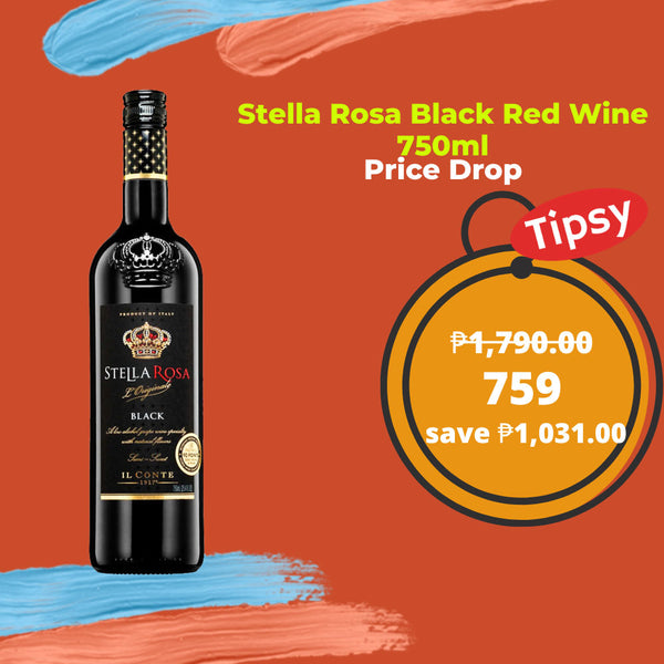 Stella Rosa Black Red Wine 750ml 5% ABV Price Philippines